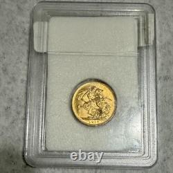 1917 king George 22K YELLOW GOLD coin
