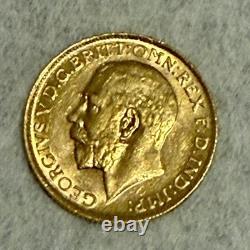 1917 king George 22K YELLOW GOLD coin