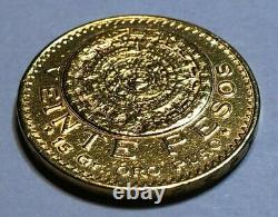 1919 Mexico Gold 20 Pesos Coin, Contains 15 grams of Fine Gold, 0.4823 AGW