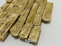 1920 Grams Scrap Gold Bar For Gold Recovery Melted Different Computer Coin Pins