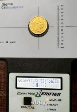 1924-B Colombia 10 Pesos 91.7% Gold 15.976 Grams Antique Collectible Coin