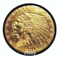 1925-d $2.50 Gold Indian Head Quarter Eagle Very Nice Jewelry Coin 4.18 Gram
