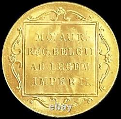 1927 Gold Netherlands 3.5 Gram Trade Ducat Coinage Mint State Condition