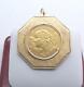 1927 Swiss Gold 20 Francs Helvetia Gold Coin Pendant With Bezel 10.5 Grams
