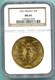 1929 Mexico 50 Pesos 1.2 Oz. Gold Coin Ngc Ms64 Ms-64 Older Holder