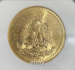 1930 Mexico 50 Pesos Gold Coin MS 63 NGC Cincuenta Oro Puro Centenario 37.5grams