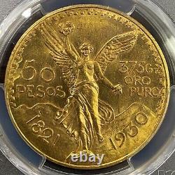 1930 Mexico 50 Pesos Gold PCGS MS-64