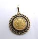 1935 Swiss Gold 20 Francs Helvetia Gold Coin Pendant With Bezel 15.9 Grams