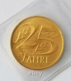 1938 9.986% Gold 25 Year Medal Germany ANACS MS 66 (23.66Kt gold)
