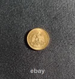 1945 2 Pesos Dos Pesos Mexico Gold Coin 1.666 Grams