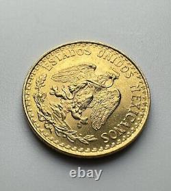 1945-Mo Mexico 2 Pesos (Dos Pesos) 1.5g Gold Coin Great Condition and Luster