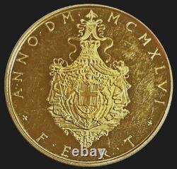 1946 Gold Italy Proof Last King Umberto II 16.9 Gram Institutional Referendum