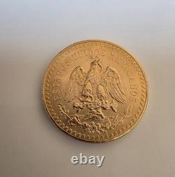 1946 Mexican 50 Pesos Centenario gold coin. 37.5 grams of pure gold RARE YEAR