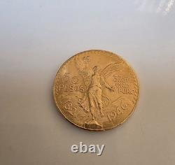 1946 Mexican 50 Pesos Centenario gold coin. 37.5 grams of pure gold RARE YEAR