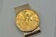 1947 Mexican 50 Pesos Gold Coin + Solid 14k Money Clip Total Weight 69.15 Grams