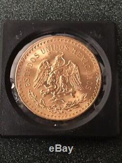 1947 Mexico Gold 50 Pesos BU 1.2057 Oz, 37.5 Grams GOLD Bullion Coin