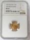 1952 Gold Bolivia 3.5 Gramos Revolution Coin Ngc Mint State 64