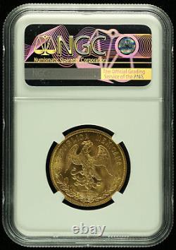 1953 Mexico 20 Pesos HIDALGO GOLD Medallic Issue NGC MS66