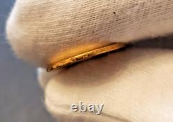 1955 Vintage Mexico Gold 5 Five Cinco Pesos Gold Coin 4.2 Grams