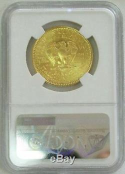 1957 Gold Venezuela China Chiang Kai Shek 22.2 Gram Chiefs Wwii Ngc Ms 66