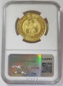 1959 Gold Venezuela Tamanaco Severed Head Caciques Chief 15 Gram Ngc Ms 65