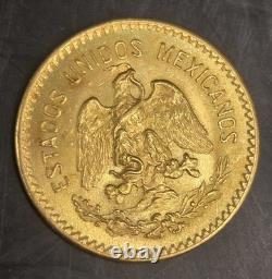 1959-M Mexican Diez 10 Pesos AGW. 2411 oz 8.333 grams Gold Coin