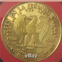 1959 Solid 22K Gold Medal Not Coin, Venezuela, Adolph Hitler, 11.7 grams, Unique
