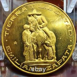 1961-1963 EMILIANO ZAPATA Centenario Libertad Gold Coin /Medal Lowest Prices