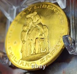 1961-1963 EMILIANO ZAPATA Centenario Libertad Gold Coin /Medal Lowest Prices