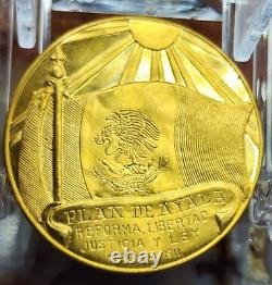 1961-1963 EMILIANO ZAPATA Centenario Libertad Gold Coin /Medal Lowest Prices