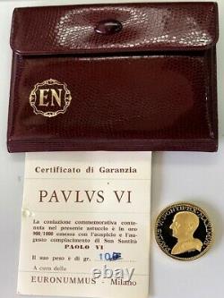 1963 Gold Vatican Proof 10 Grams Pope Paul VI Coronation