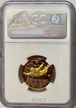 1965-Dated USSR Russia 17g Gold Alexey Leonov NGC MS-68