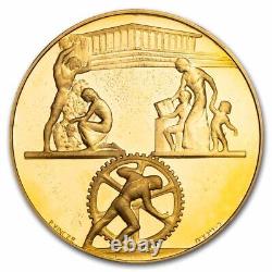 1966 Israel 30 gram Gold Baron Edmond de Rothschild Medal SKU#286157