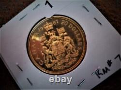 1967 $20 Dollar Gold Coin Queen Elizabeth Ii. 900 Fine 18.27 Gram