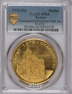 1972-Mo Mexico Guanajuato Cervantino Festival PCGS SP64