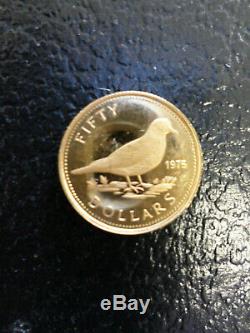 1973 $50. Bahamas Independence 22K Gold Coin 2.8 grams