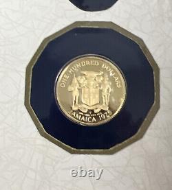 1975 Franklin Mint Columbus $100 Jamaica Discovery. 900 Gold Coin 7.83 Grams
