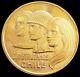 1975 Gold Chile Santiago Mint Construyamos 20.3 Gram Casa De Moneda Anniversary