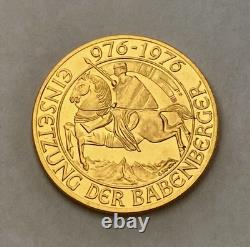 1976 AUSTRIA 1000 Schilling Babenberg Dynasty- Gold Coin. 13.5 grams (. 900)