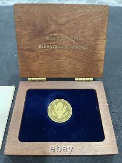 1976 American Revolution Bicentennial Gold Medal Proof 12.9 Gram. 900 Gold Coin