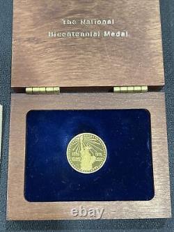 1976 American Revolution Bicentennial Gold Medal Proof 12.9 Gram. 900 Gold Coin