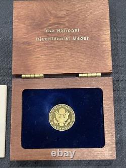 1976 American Revolution Bicentennial Gold Medal Proof 12.9 Gram. 900 Gold Coin