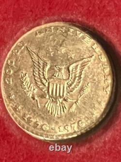 1976 GOLD COIN Ameica's Bicentennial Commemorative 10k Solid Gold Medal 1.6 Gram