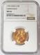 1976 Gold 10r Chervonetz Coin Ngc Mint State 65