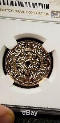 1976 Gold Belize 6.21 Gram $100 Dollar Mayan Symbols Ngc Proof 69 Ultra Cameo