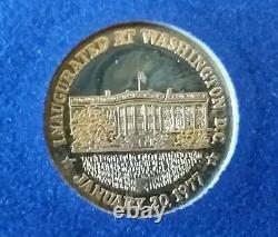 1977 GOLD UNC Jimmy Carter 10K GOLD Medal Coin In Original Franklin Mint Case