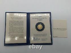 1977 Liberia $100 GOLD Proof Coin 10.93 grams 900/1000 FINE GOLD