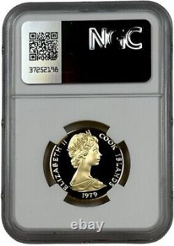 1979 FM Cook Islands $100 Gold Commonwealth of Nation 0.2778oz Coin NGC PF 69 UC