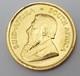 1980 1/10 Oz Fine Gold Krugerrand South African Gold Coin 3.39 Grams
