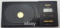 1980 1/10 oz Fine Gold Krugerrand South African Gold Coin 3.39 Grams